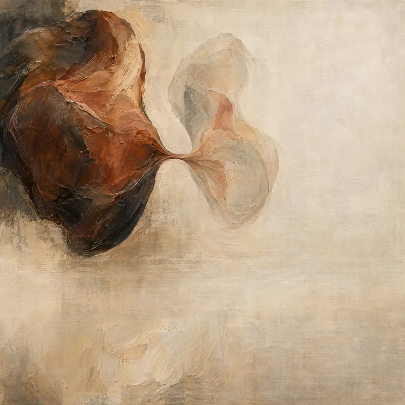 Abstract painting standing in for a protected photo
